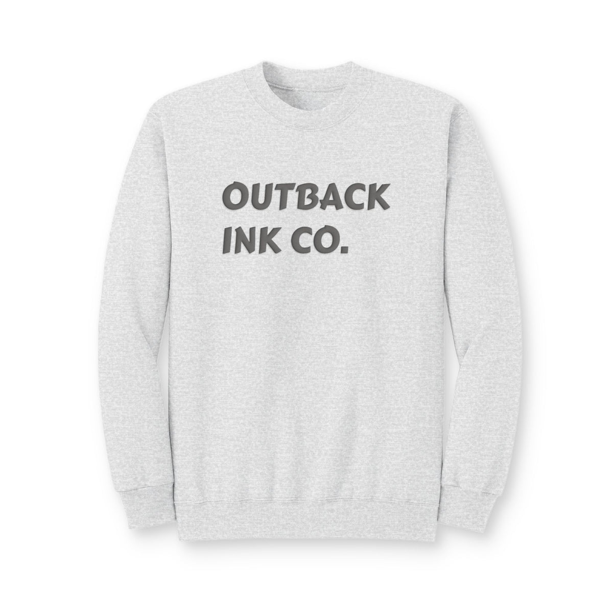 Outback Ink Co. Crewneck Sweatshirt — Minimal Logo Pullover