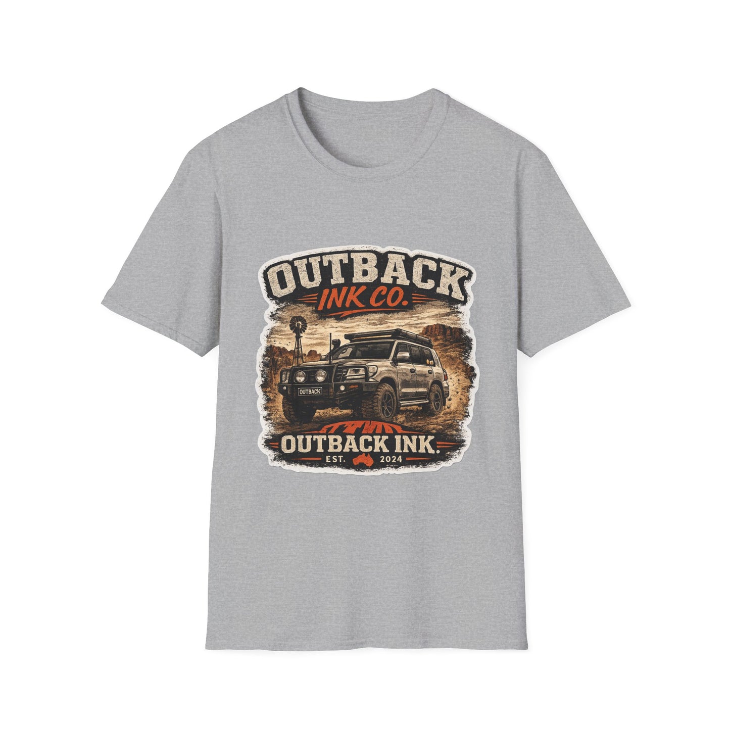 Outback Ink Co. Vintage 4WD Camping T-Shirt