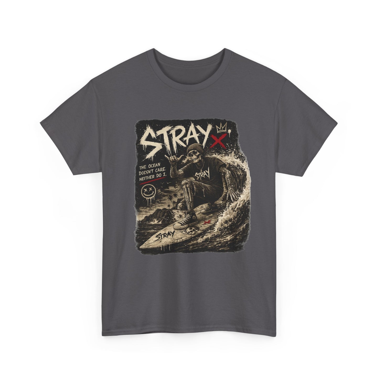 Stray Skull Wave Graphic Tee
