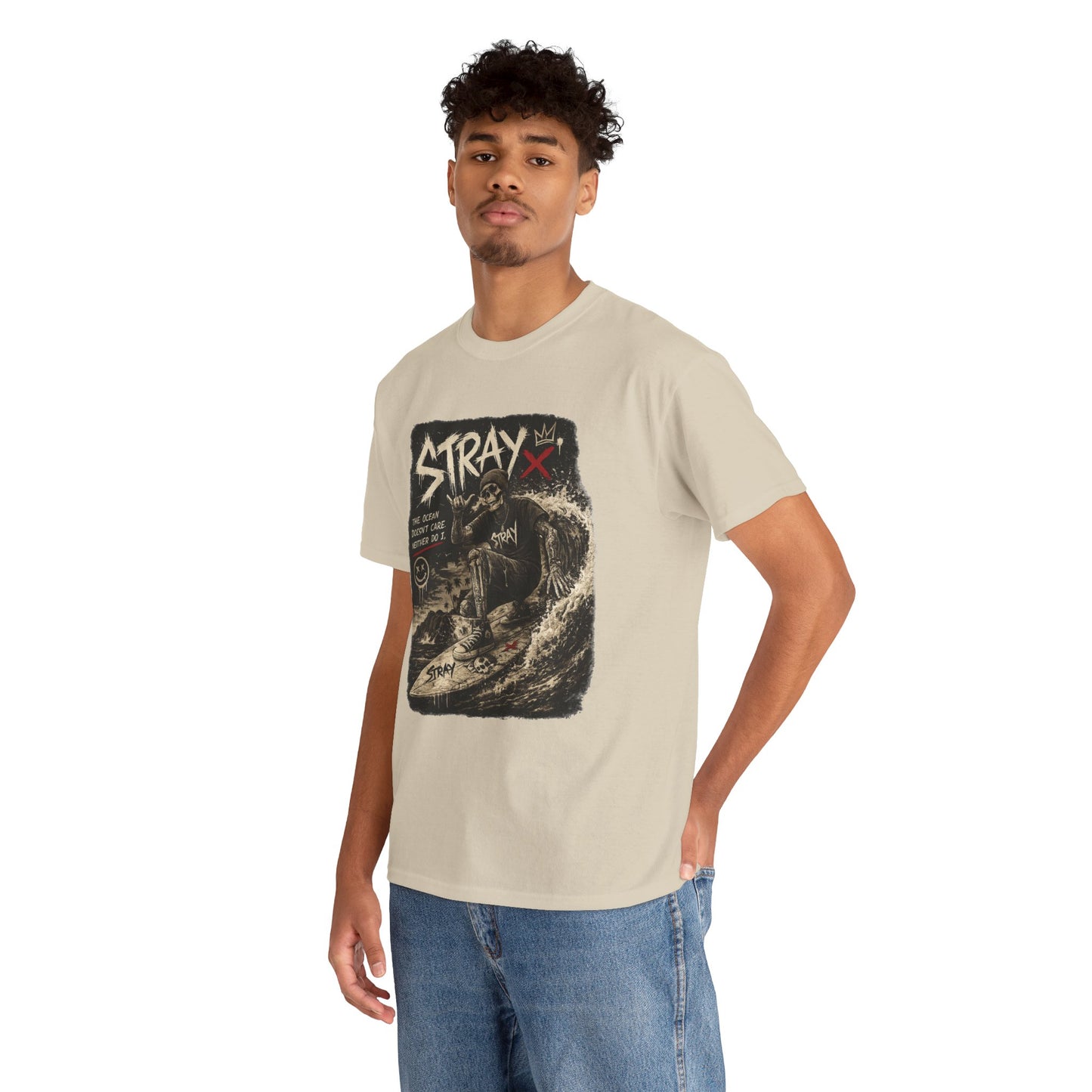 Stray Skull Wave Graphic Tee