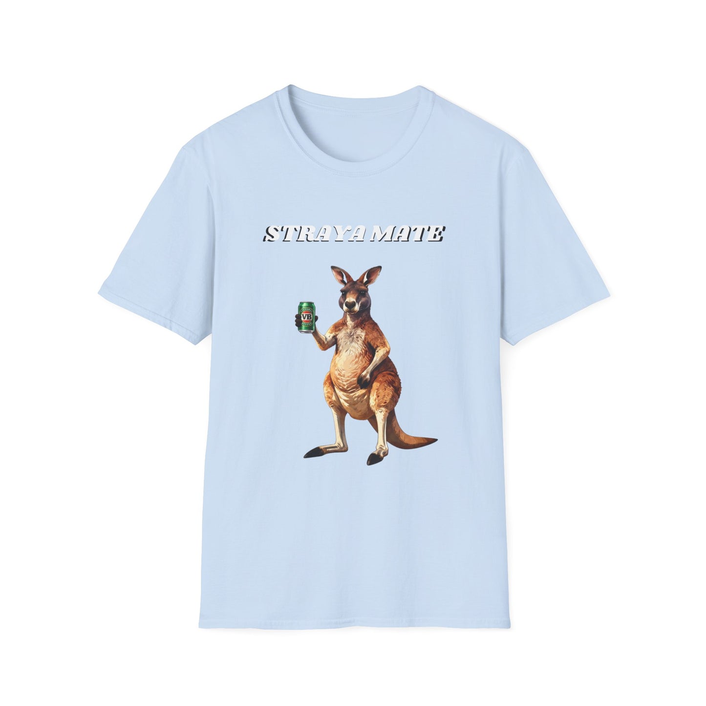 STRAYA MATE | Funny Australian Kangaroo T-Shirt | Outback Ink Co.