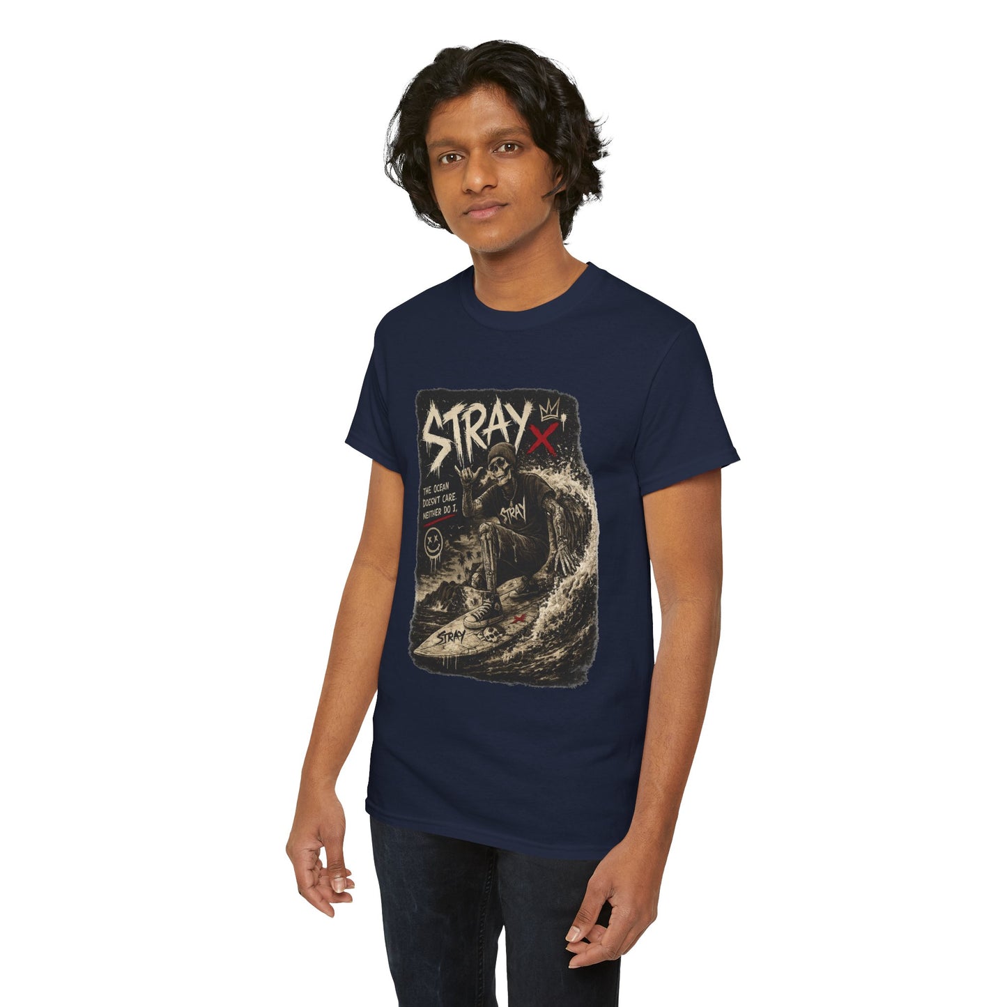 Stray Skull Wave Graphic Tee