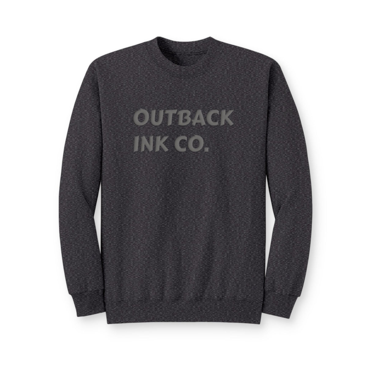 Outback Ink Co. Crewneck Sweatshirt — Minimal Logo Pullover