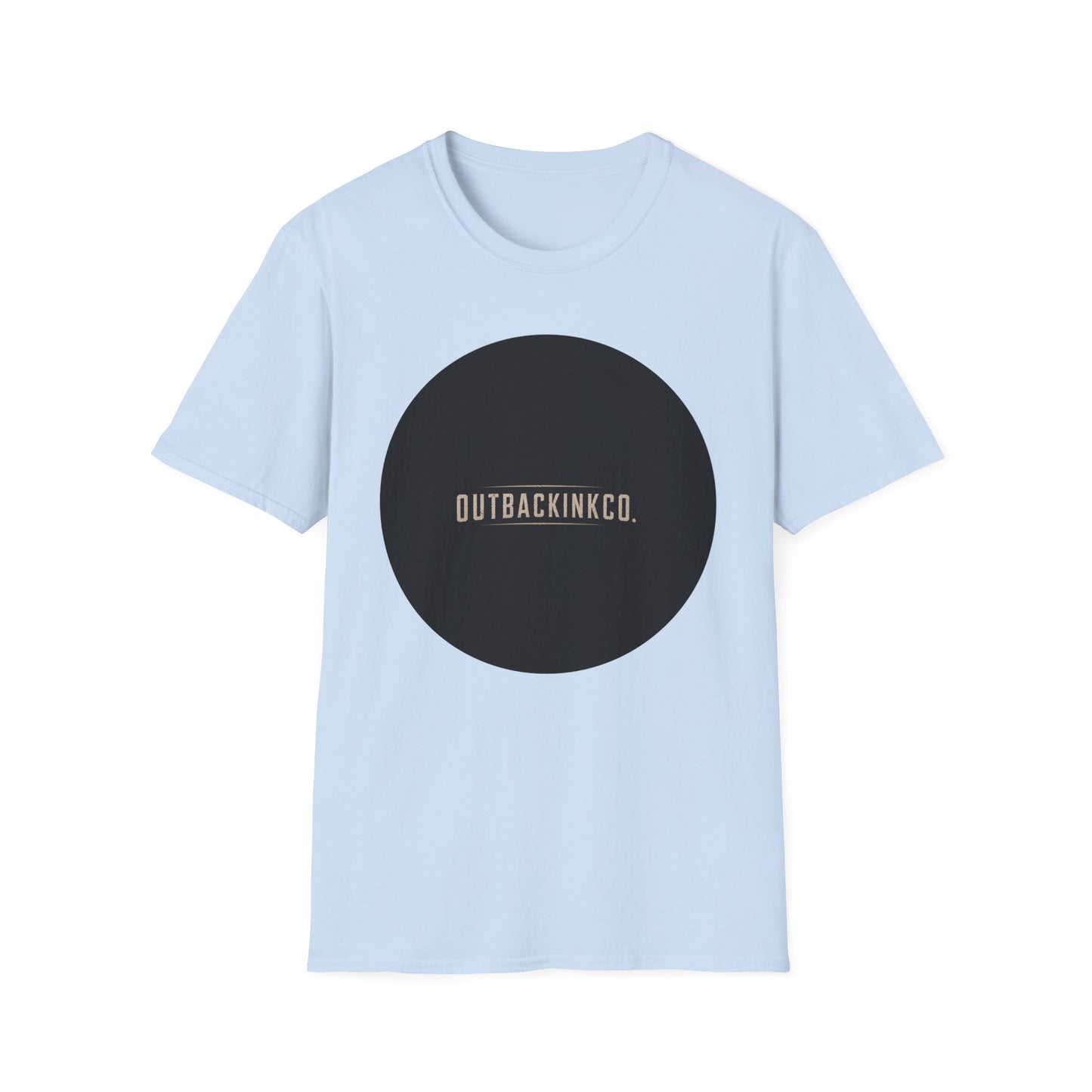 Circle Logo T-Shirt — OUTBACKINKCO. Minimal Graphic Tee