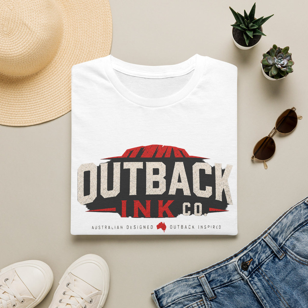 Outback Ink Co. Logo T-Shirt — Vintage Australian Outback Graphic Tee