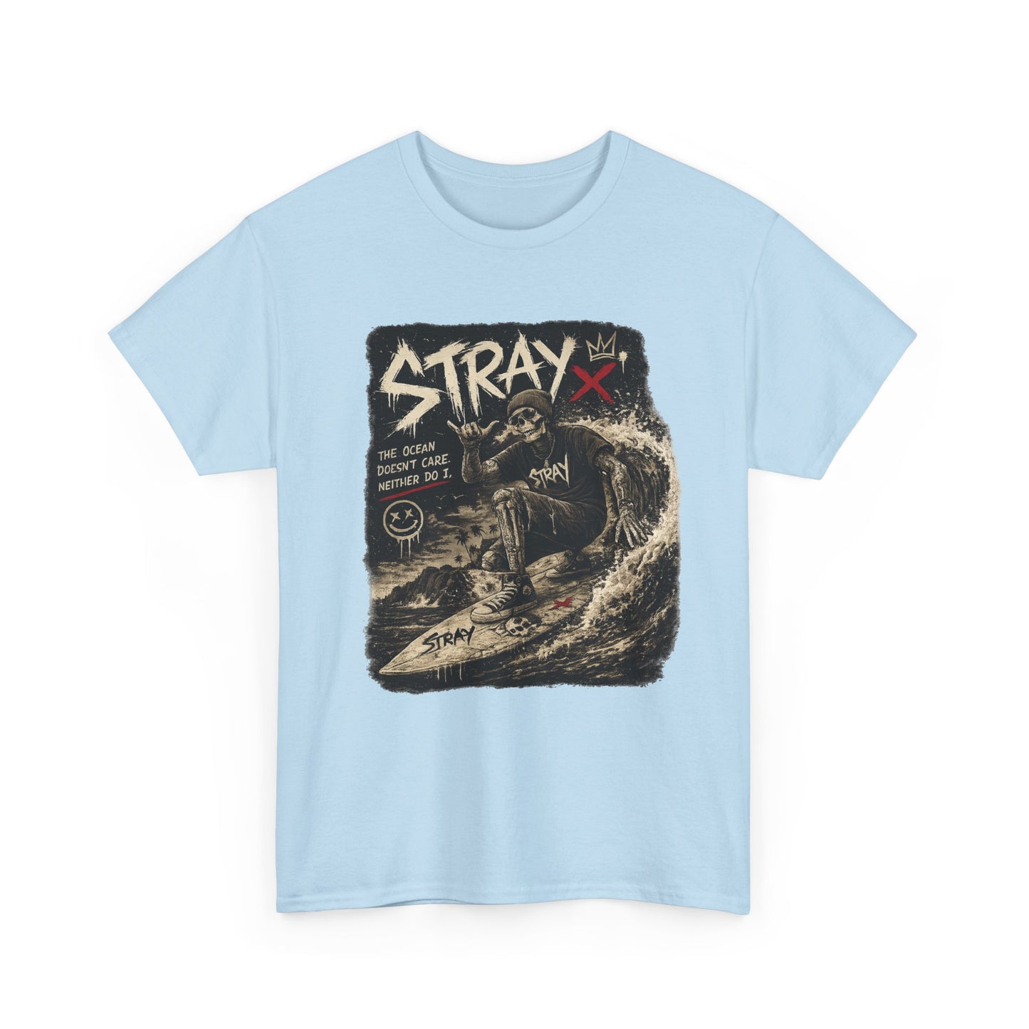 Stray Skull Wave Graphic Tee