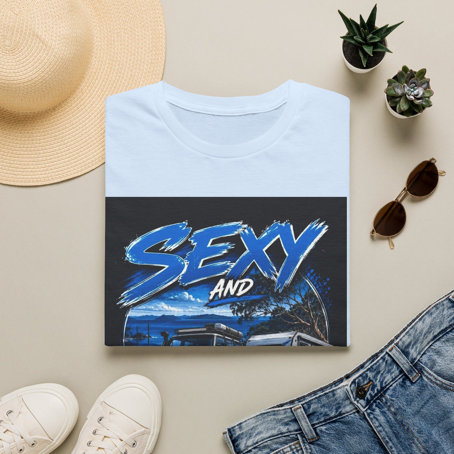 T-Shirt — 'Sexy and I Tow It' Trucker Tee | Funny RV & Tow Lifestyle Shirt