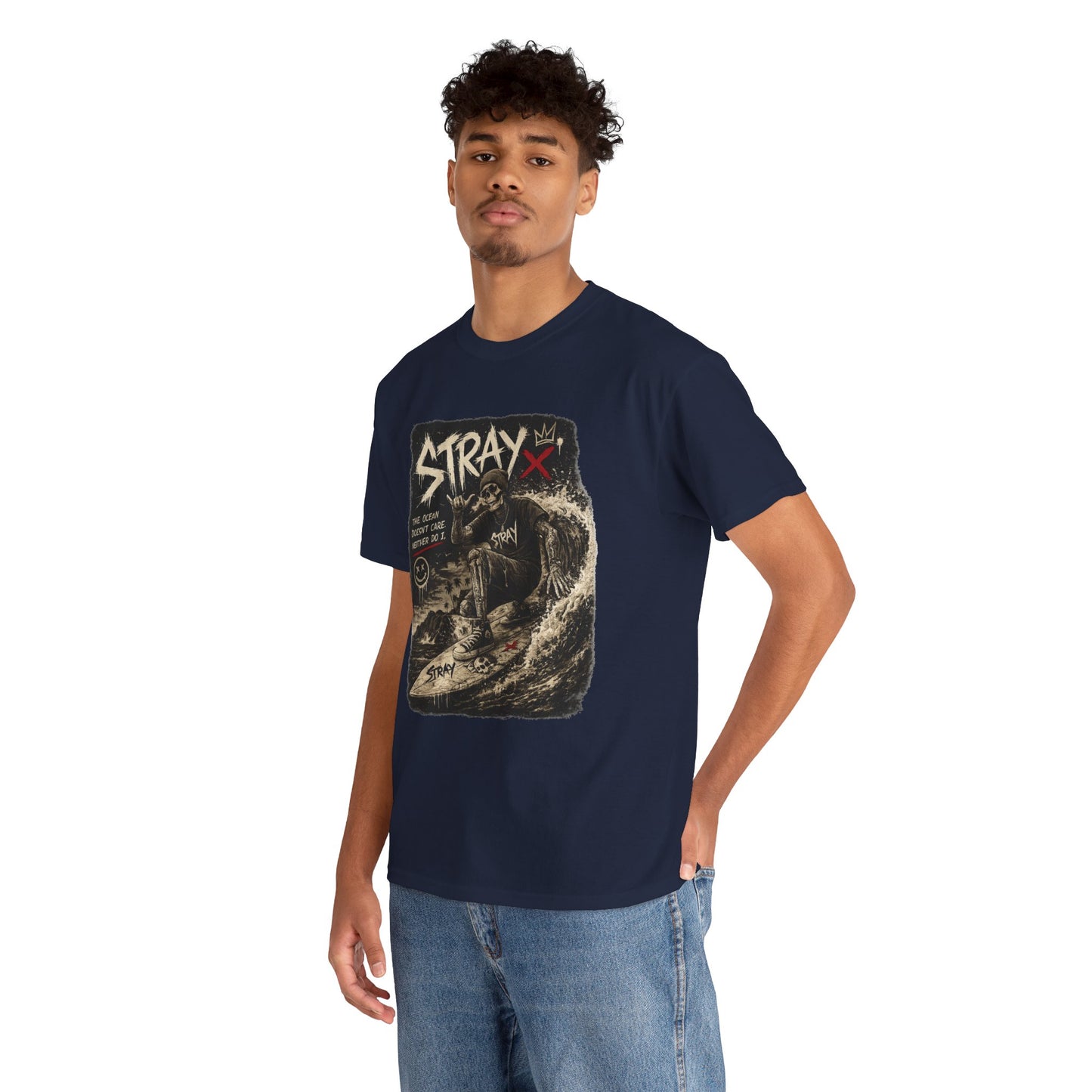 Stray Skull Wave Graphic Tee