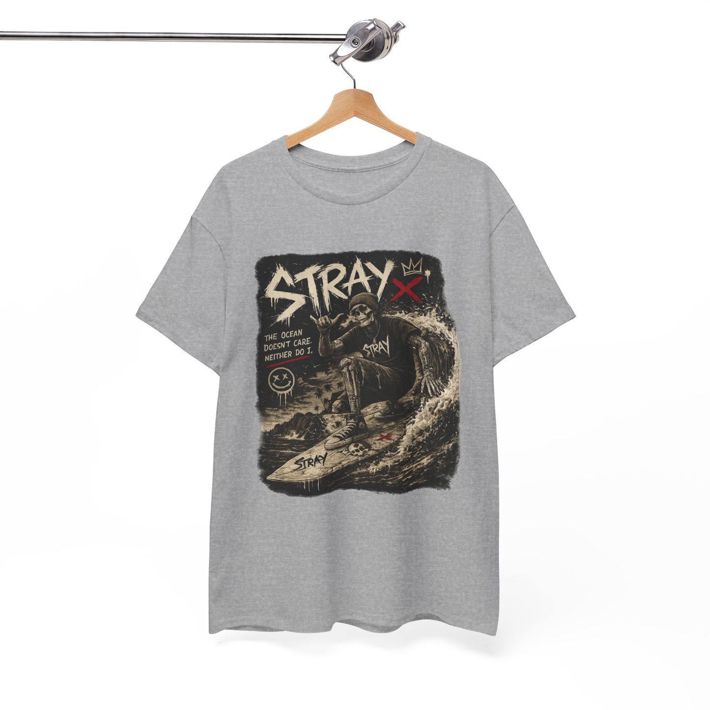 Stray Skull Wave Graphic Tee