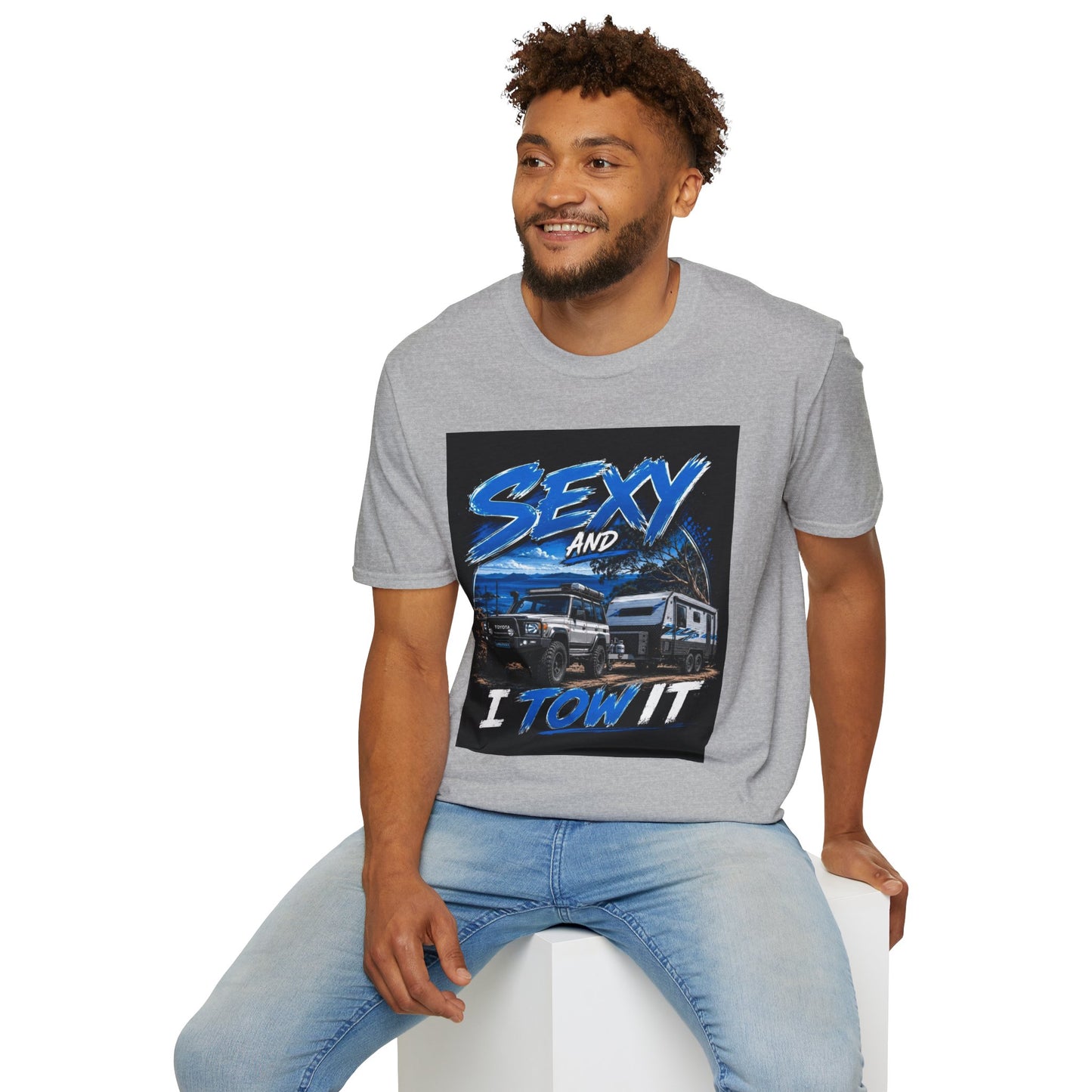 T-Shirt — 'Sexy and I Tow It' Trucker Tee | Funny RV & Tow Lifestyle Shirt