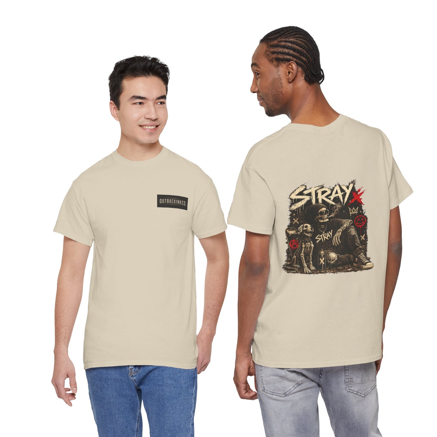 T-Shirt — 'STRAY' Graphic Tee Outback Ink Co.