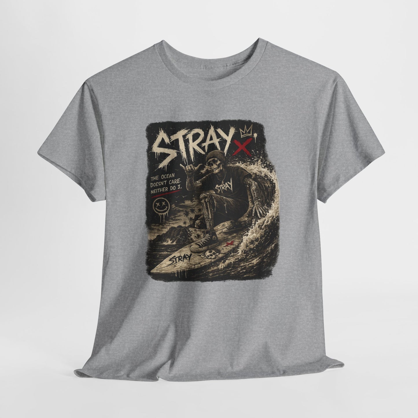 Stray Skull Wave Graphic Tee
