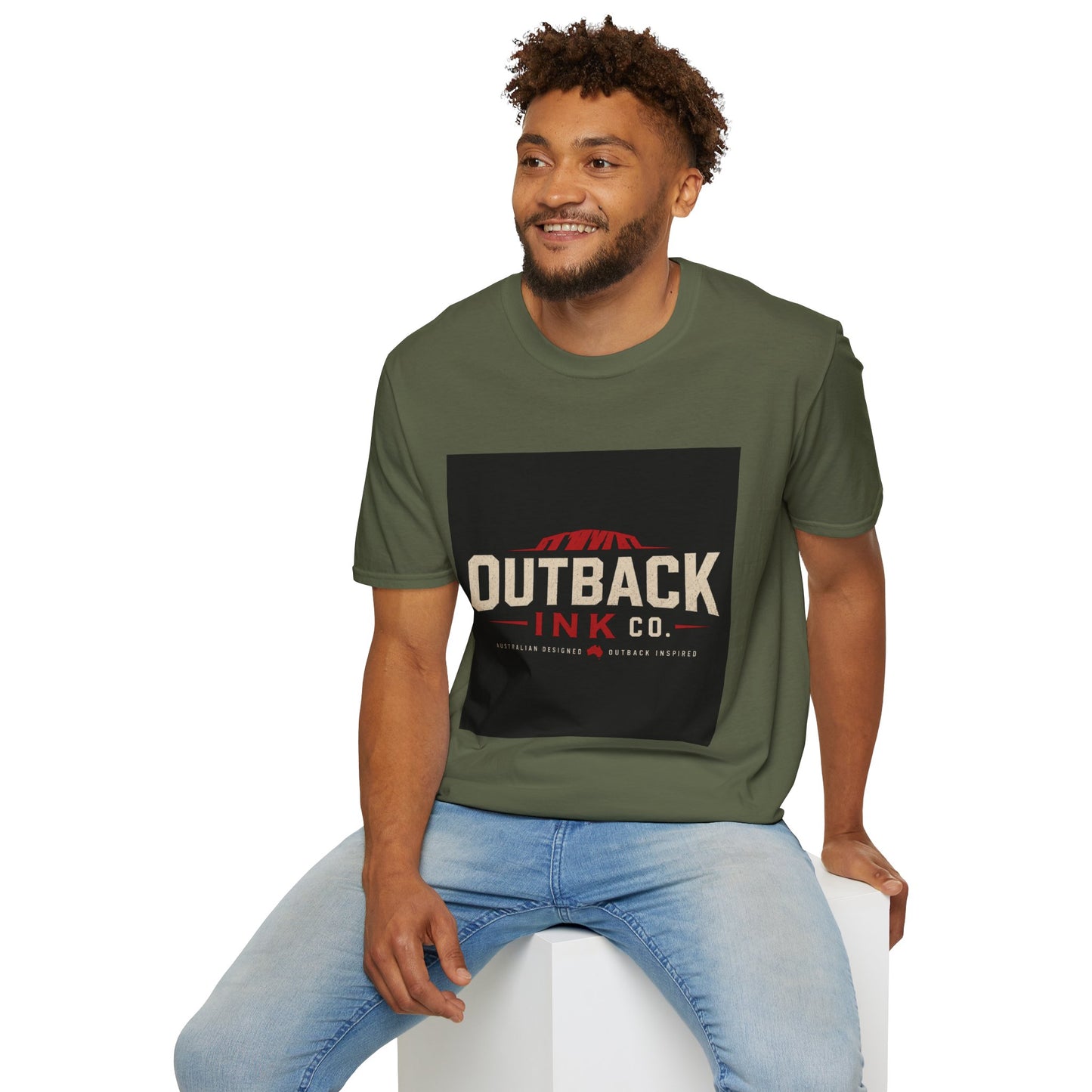 Outback Ink Co. T-Shirt — Retro Desert Logo Tee