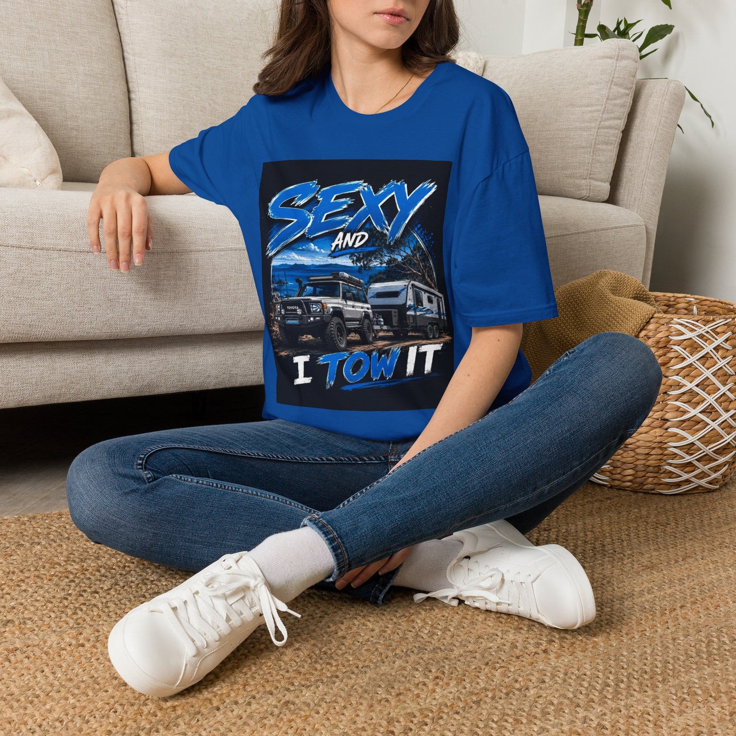T-Shirt — 'Sexy and I Tow It' Trucker Tee | Funny RV & Tow Lifestyle Shirt