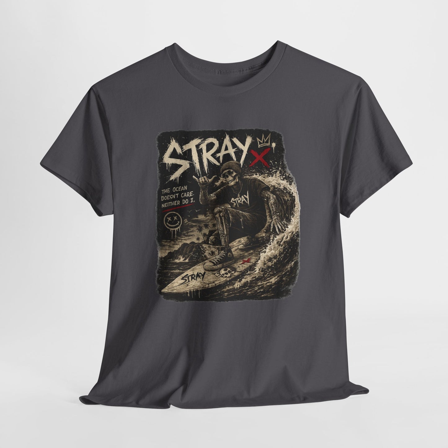 Stray Skull Wave Graphic Tee
