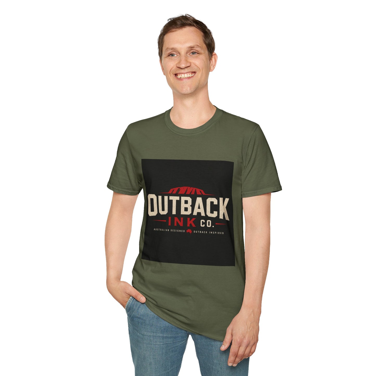 Outback Ink Co. T-Shirt — Retro Desert Logo Tee