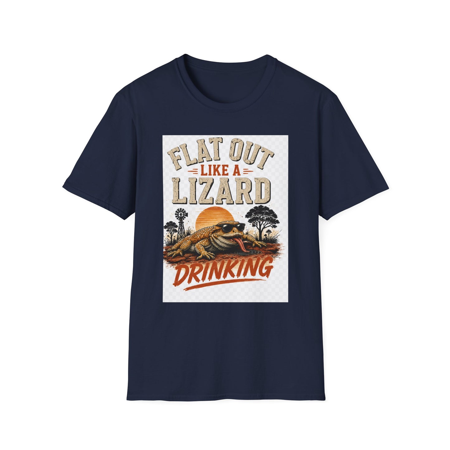 Flat Out Like a Lizard Vintage Aussie T-Shirt — Funny Aussie Tee