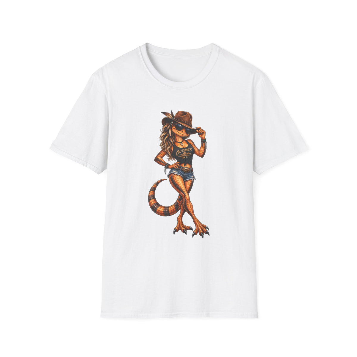 Cowgirl Leopard Gecko T-Shirt – Cute Western Reptile Graphic Tee