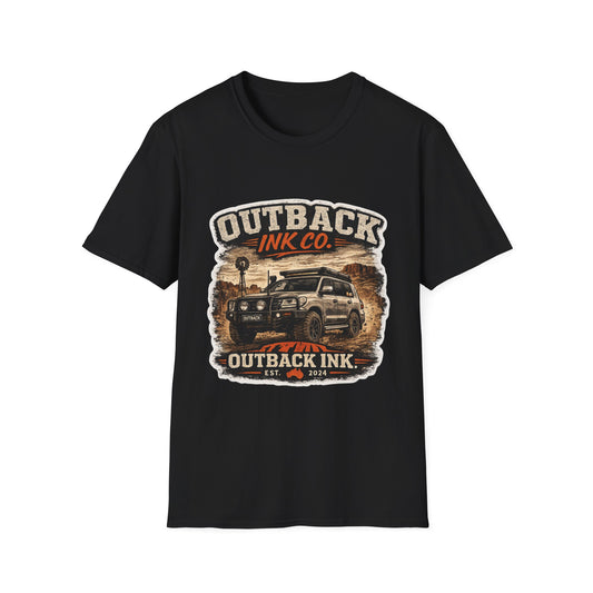 Outback Ink Co. Vintage 4WD Camping T-Shirt