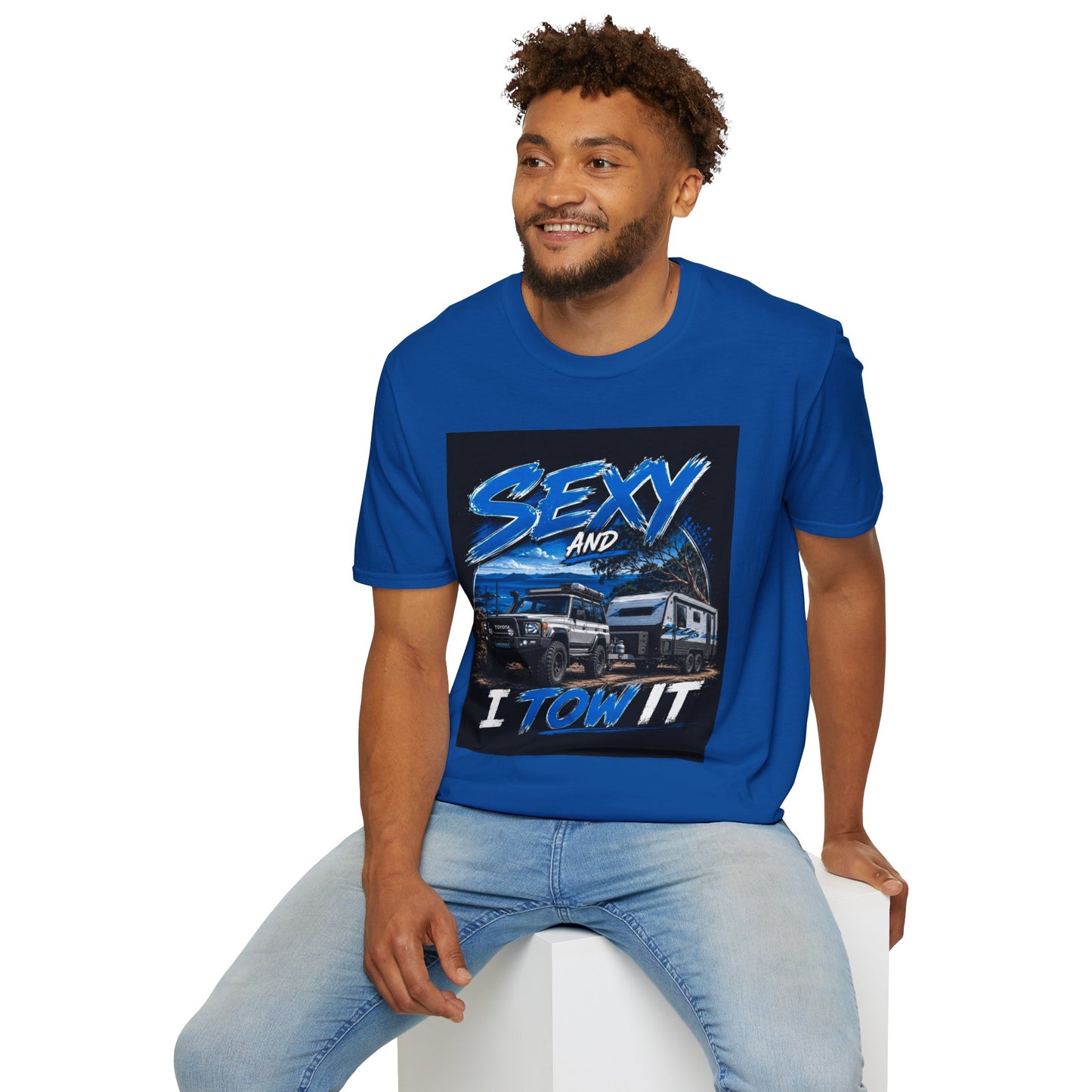 T-Shirt — 'Sexy and I Tow It' Trucker Tee | Funny RV & Tow Lifestyle Shirt