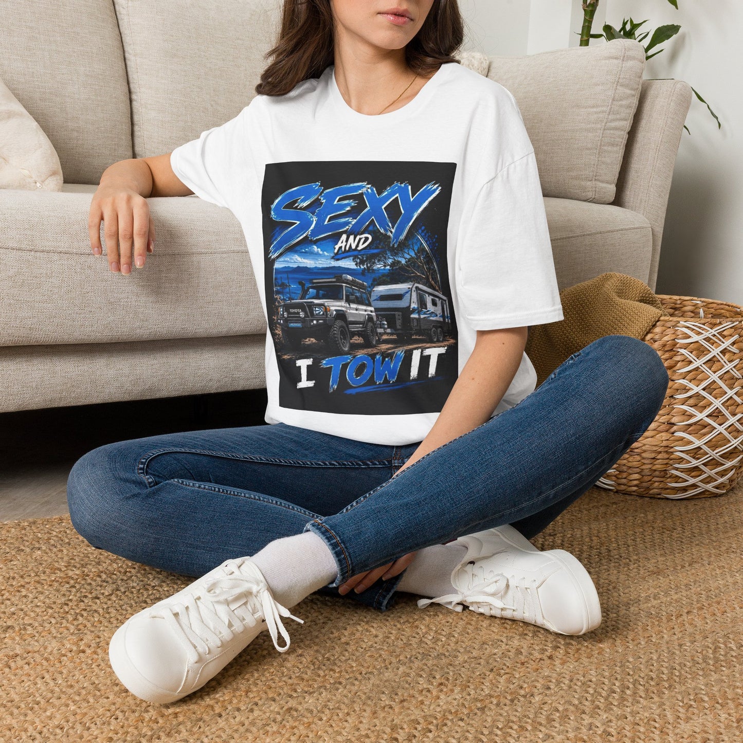 T-Shirt — 'Sexy and I Tow It' Trucker Tee | Funny RV & Tow Lifestyle Shirt