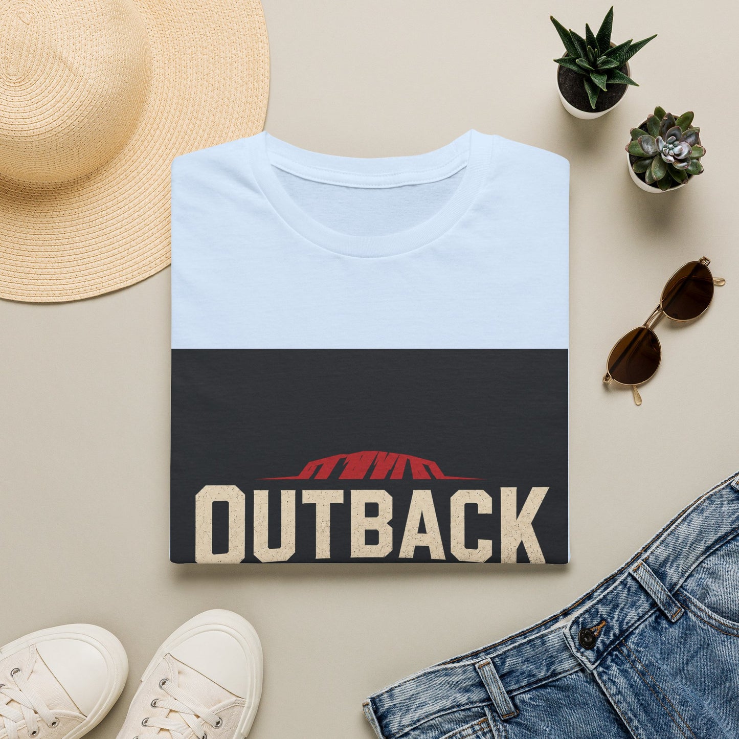 Outback Ink Co. T-Shirt — Retro Desert Logo Tee