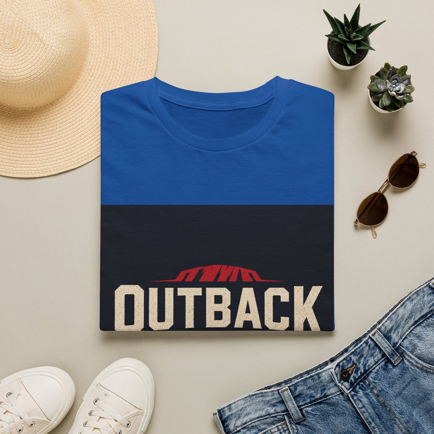 Outback Ink Co. T-Shirt — Retro Desert Logo Tee