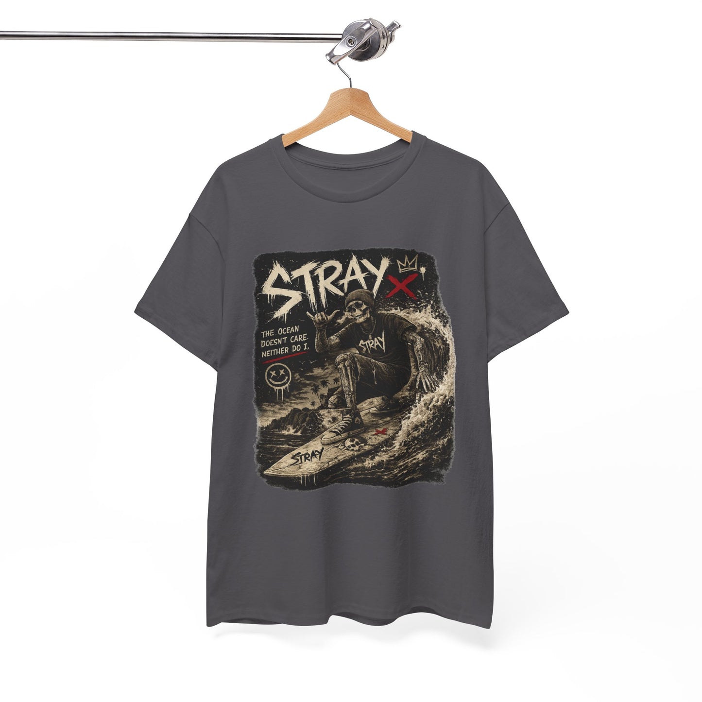 Stray Skull Wave Graphic Tee