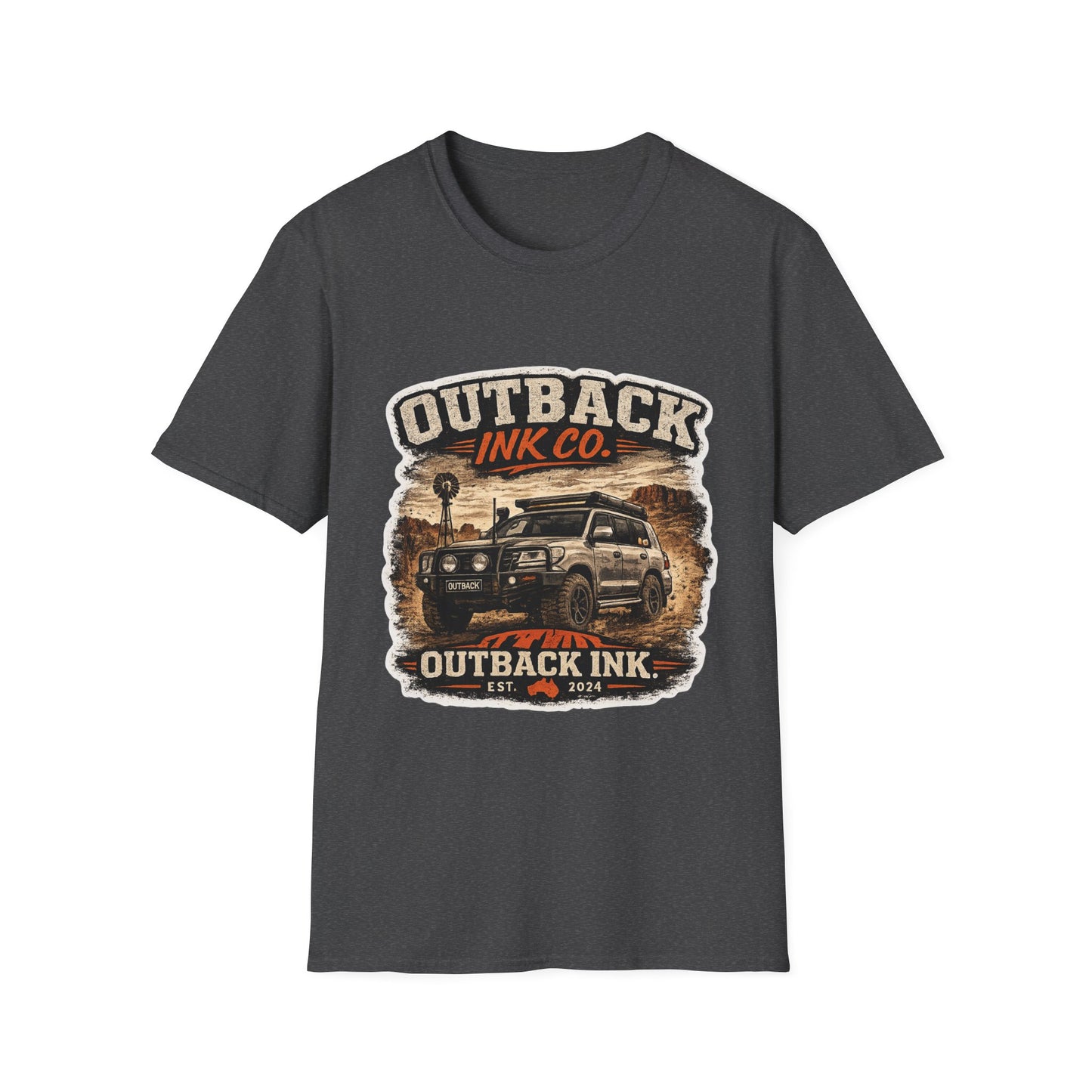 Outback Ink Co. Vintage 4WD Camping T-Shirt