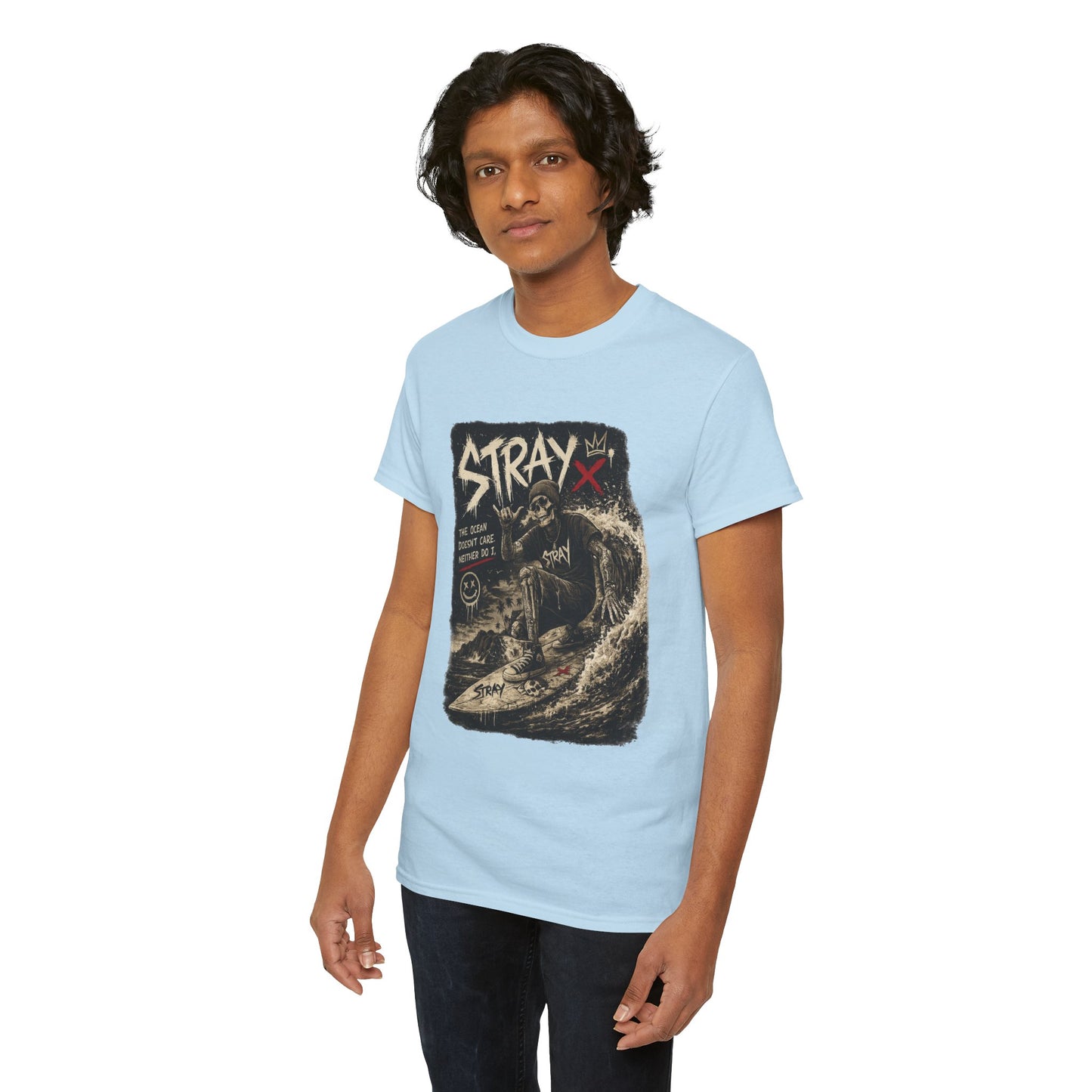 Stray Skull Wave Graphic Tee