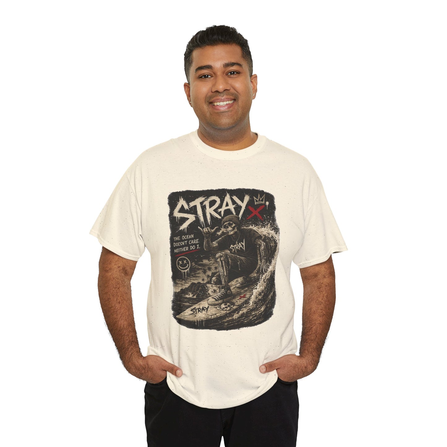 Stray Skull Wave Graphic Tee