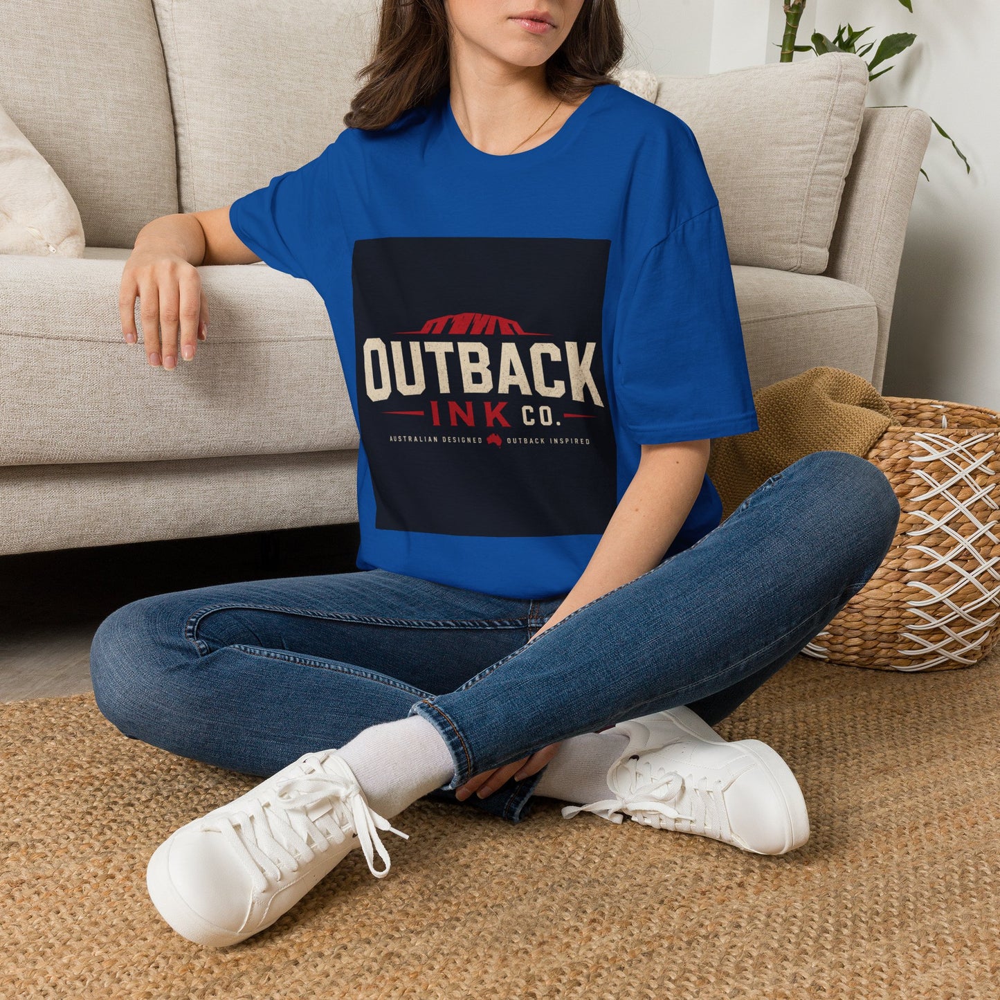Outback Ink Co. T-Shirt — Retro Desert Logo Tee