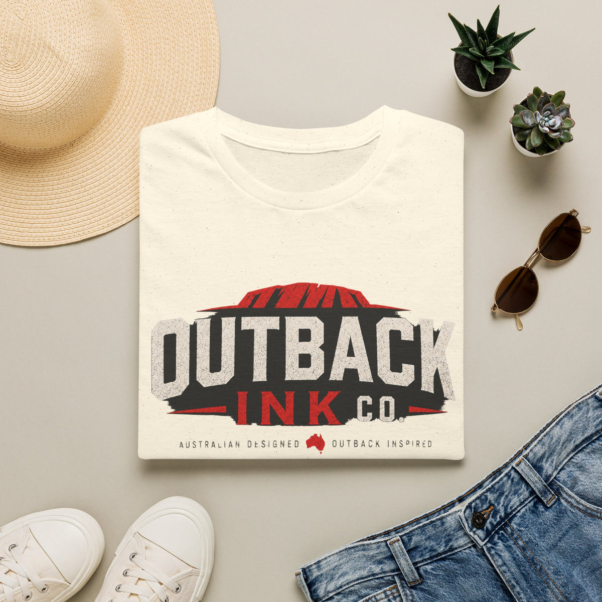 Outback Ink Co. Logo T-Shirt — Vintage Australian Outback Graphic Tee