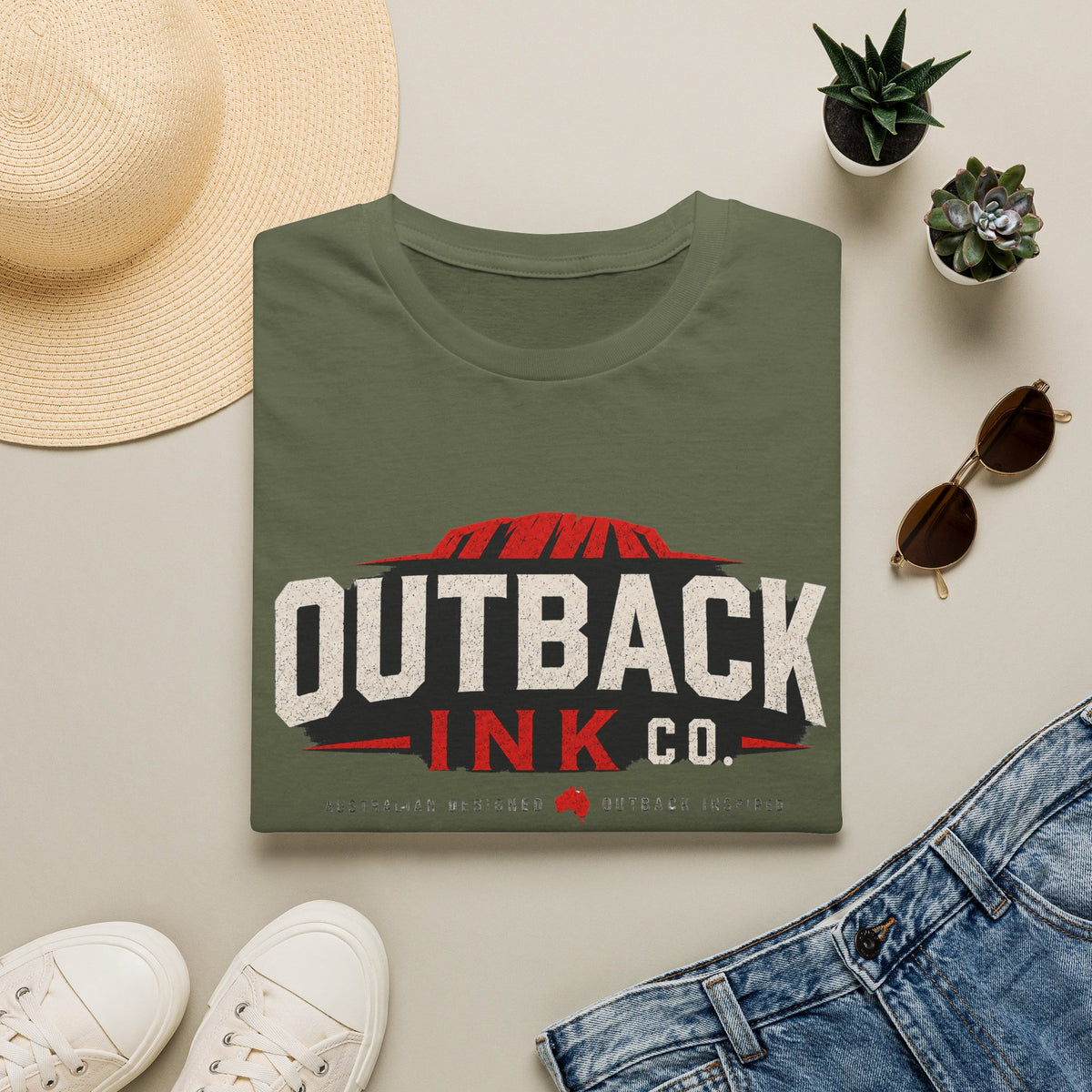 Outback Ink Co. Logo T-Shirt — Vintage Australian Outback Graphic Tee