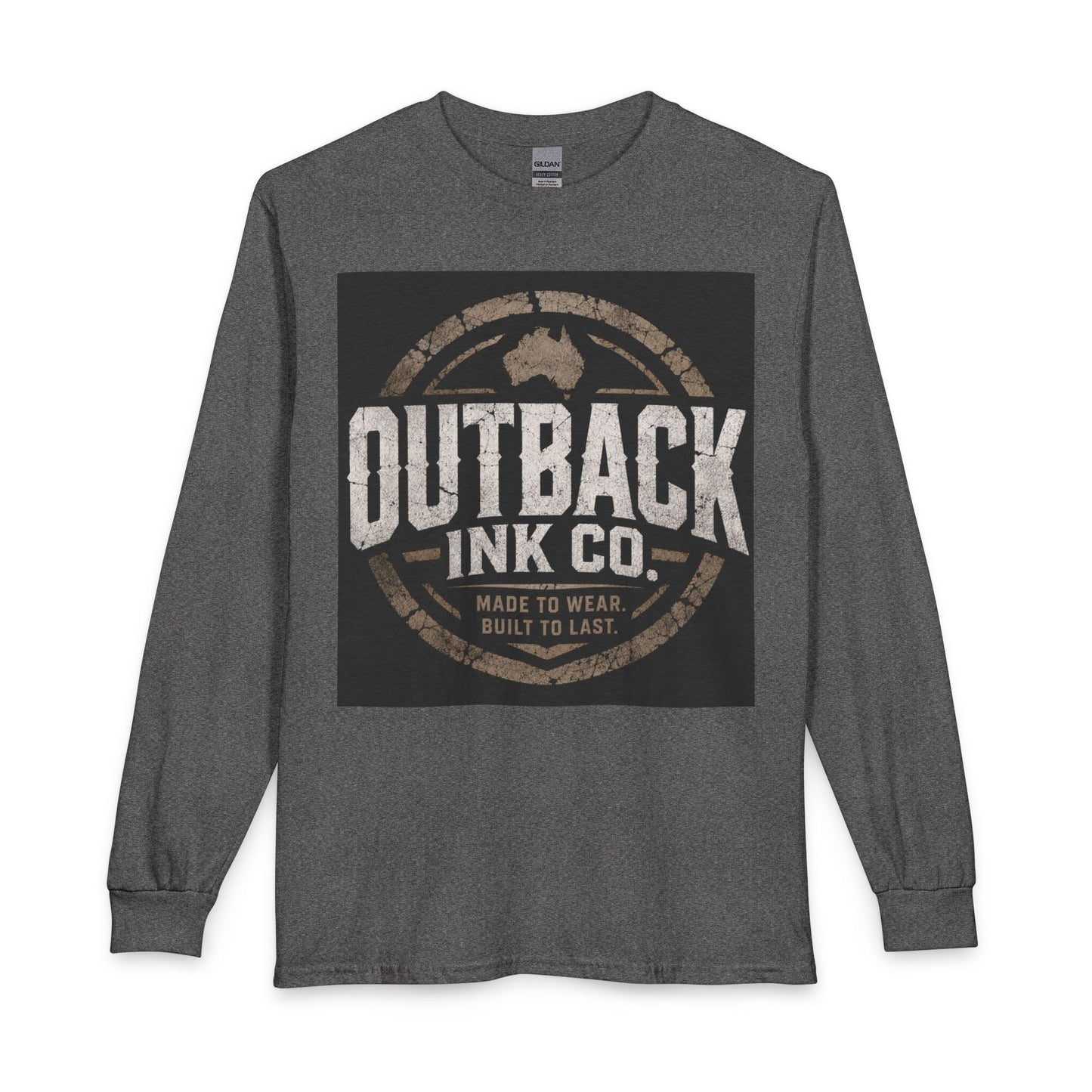 Outback Ink Co. Long Sleeve Tee — Vintage Australian Logo