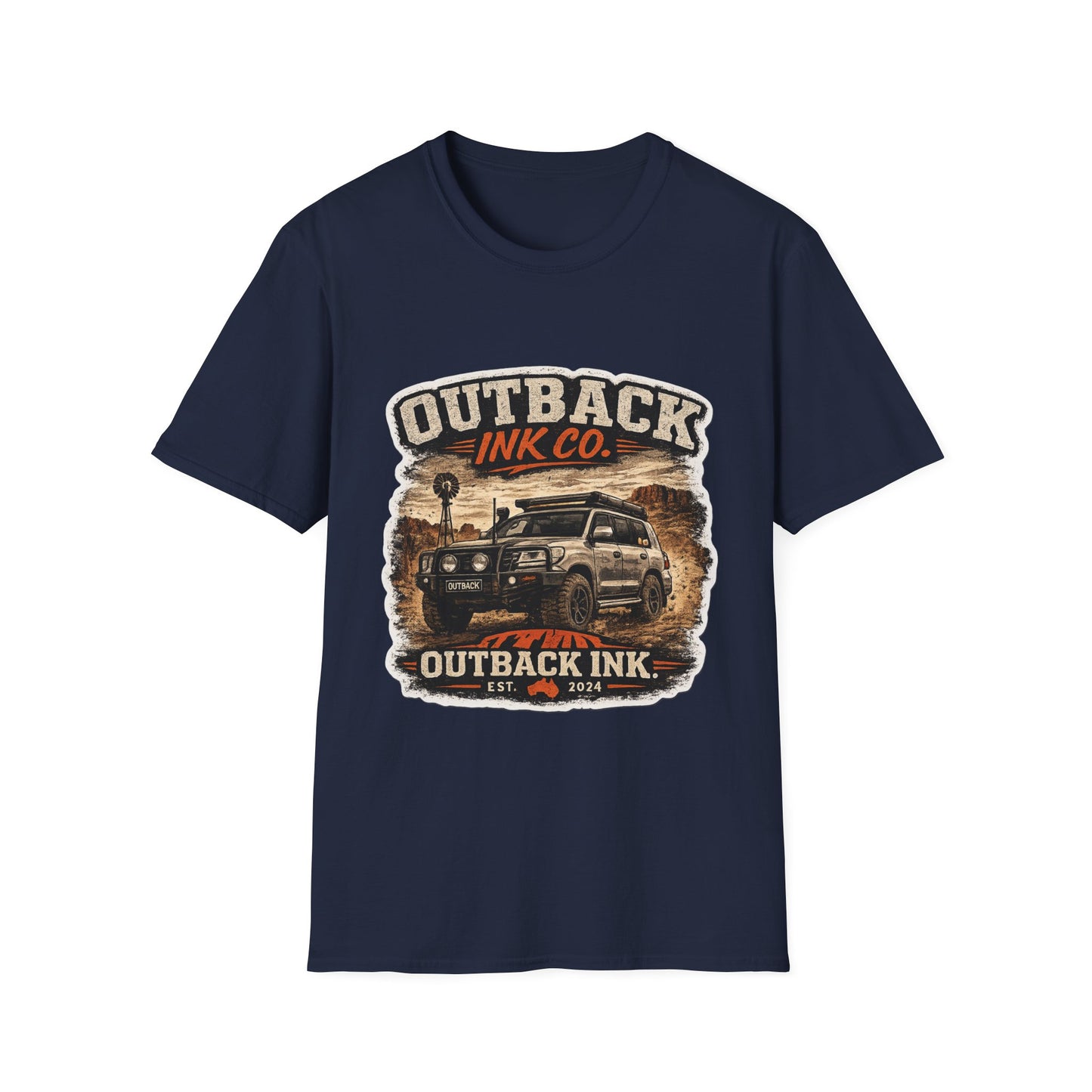 Outback Ink Co. Vintage 4WD Camping T-Shirt