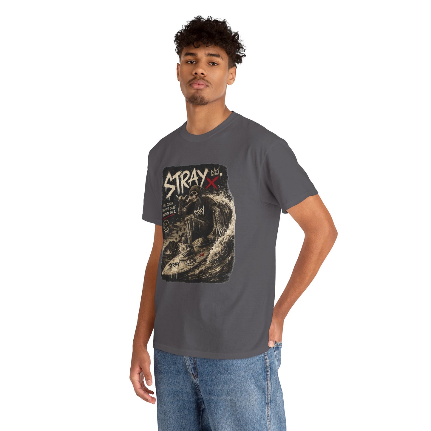 Stray Skull Wave Graphic Tee