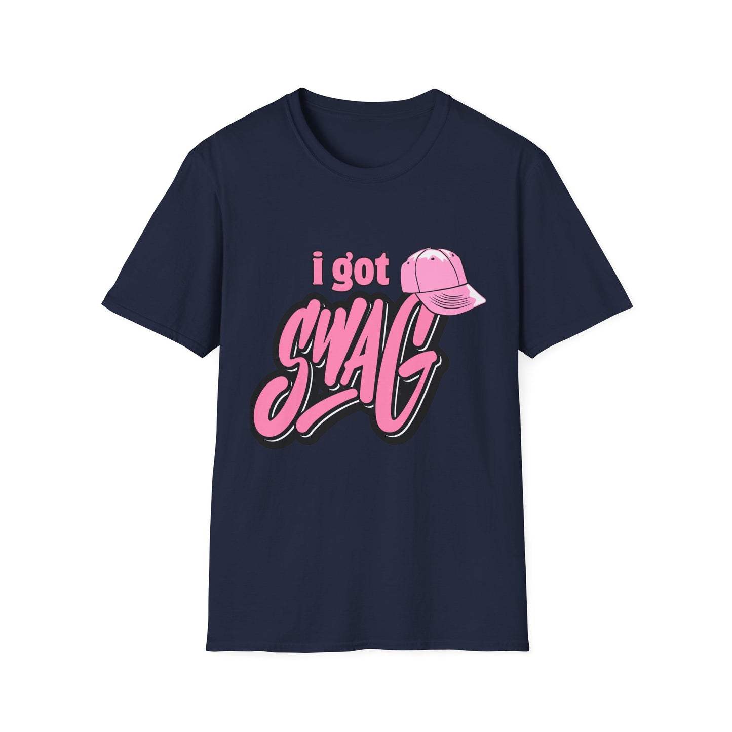 I Got Swag T-Shirt — Pink Hat Graphic Tee