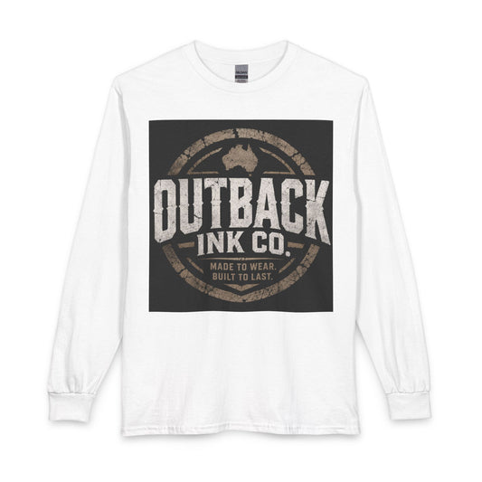 Outback Ink Co. Long Sleeve Tee — Vintage Australian Logo