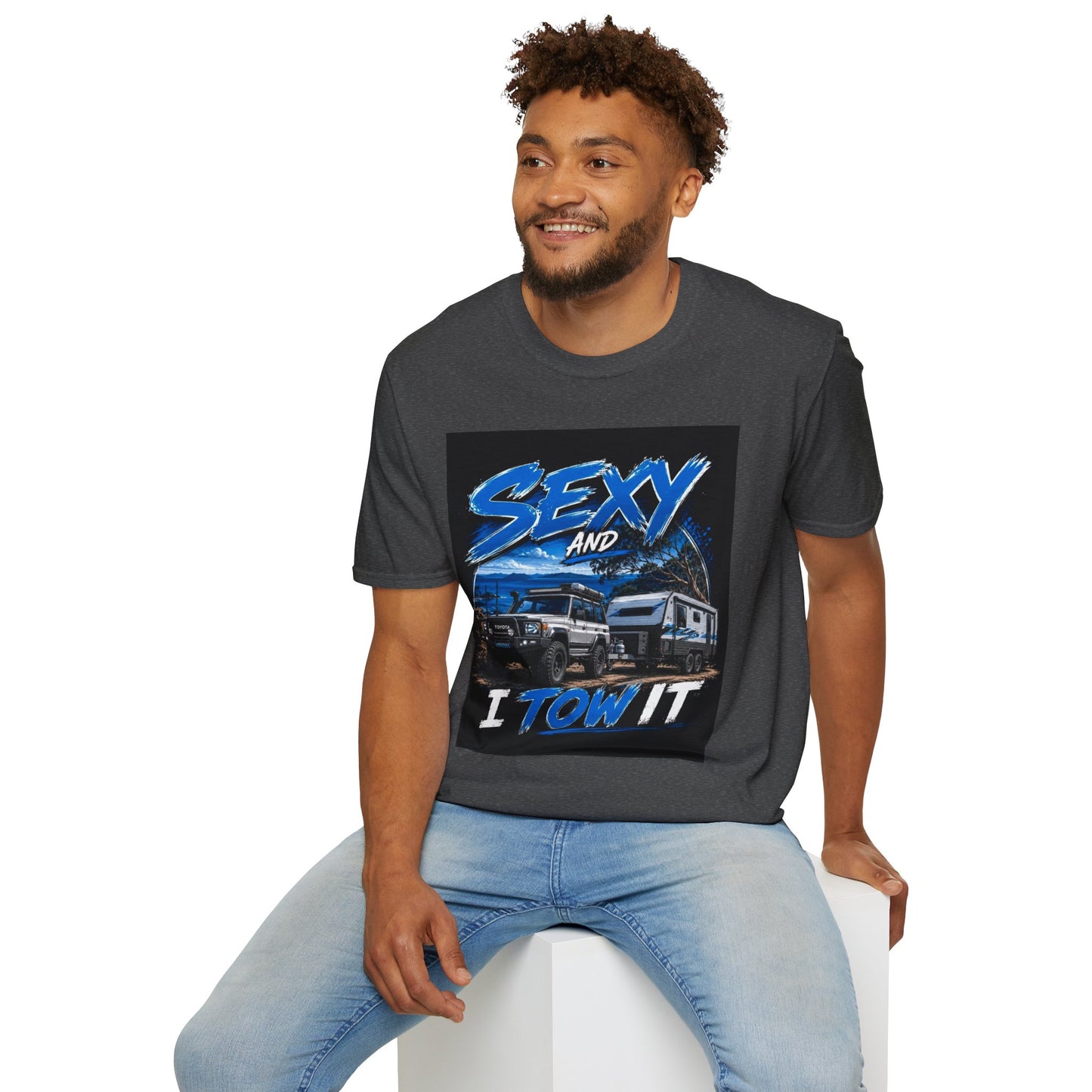 T-Shirt — 'Sexy and I Tow It' Trucker Tee | Funny RV & Tow Lifestyle Shirt