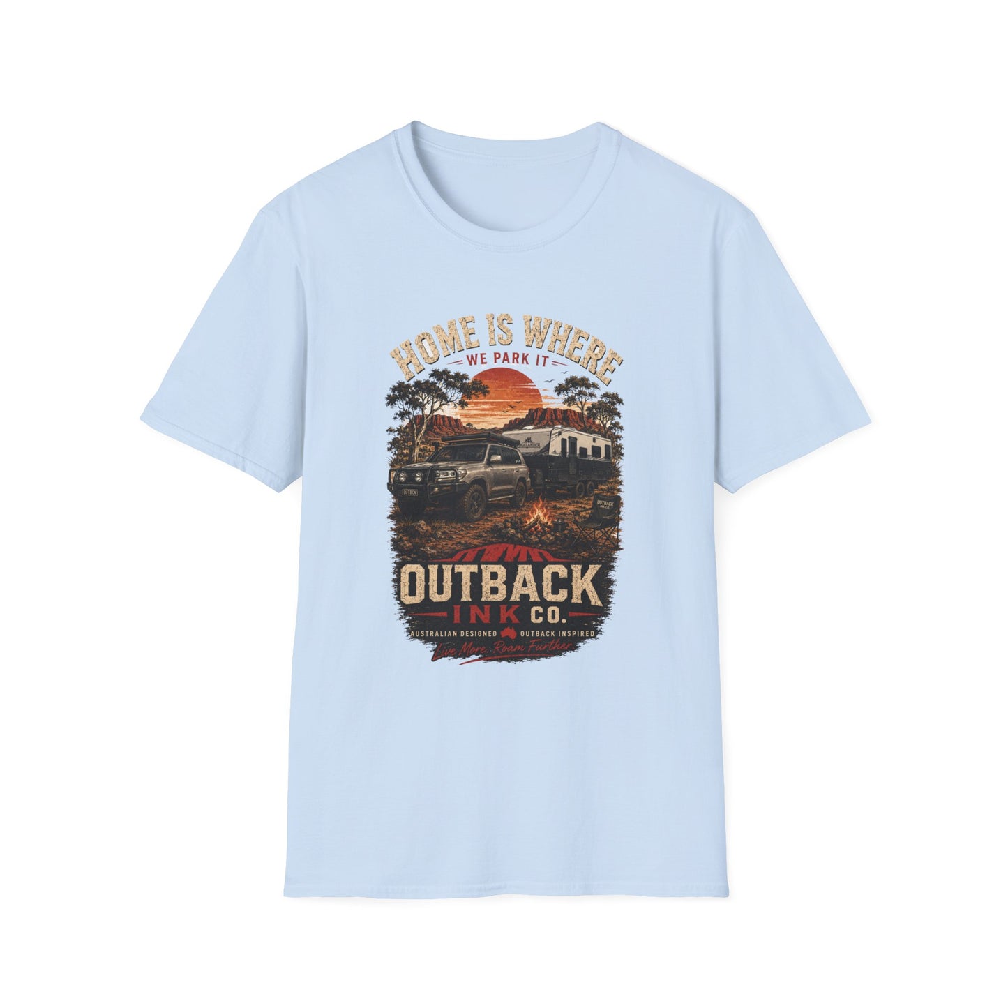 Home Is Where We Park It | Outback Ink Co. Premium Camping T-Shirt