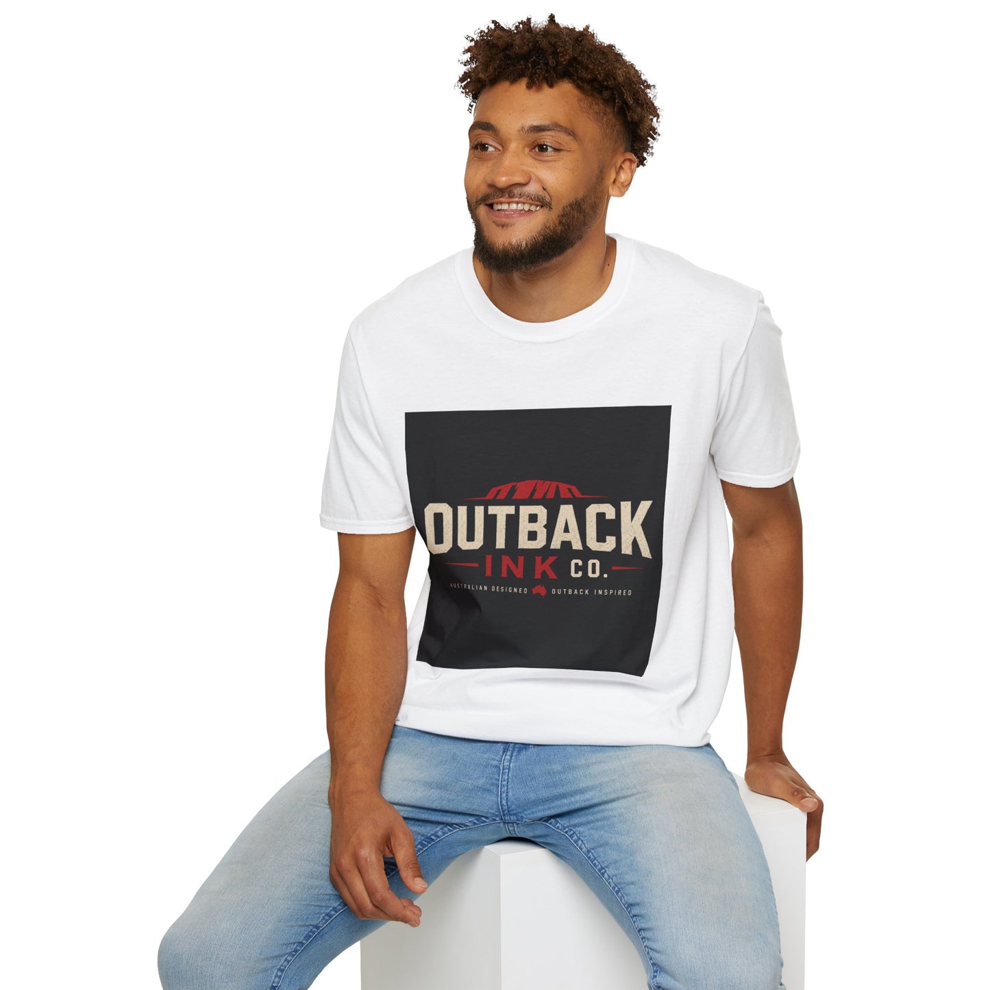Outback Ink Co. T-Shirt — Retro Desert Logo Tee