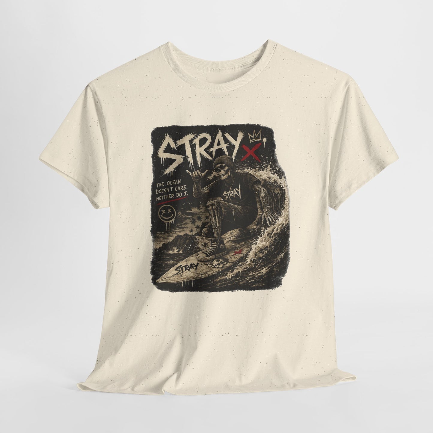 Stray Skull Wave Graphic Tee
