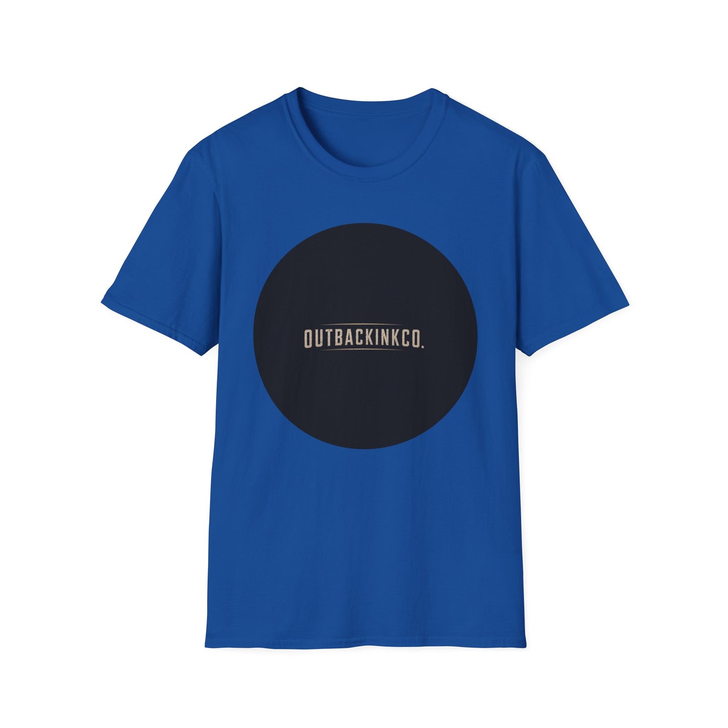Circle Logo T-Shirt — OUTBACKINKCO. Minimal Graphic Tee