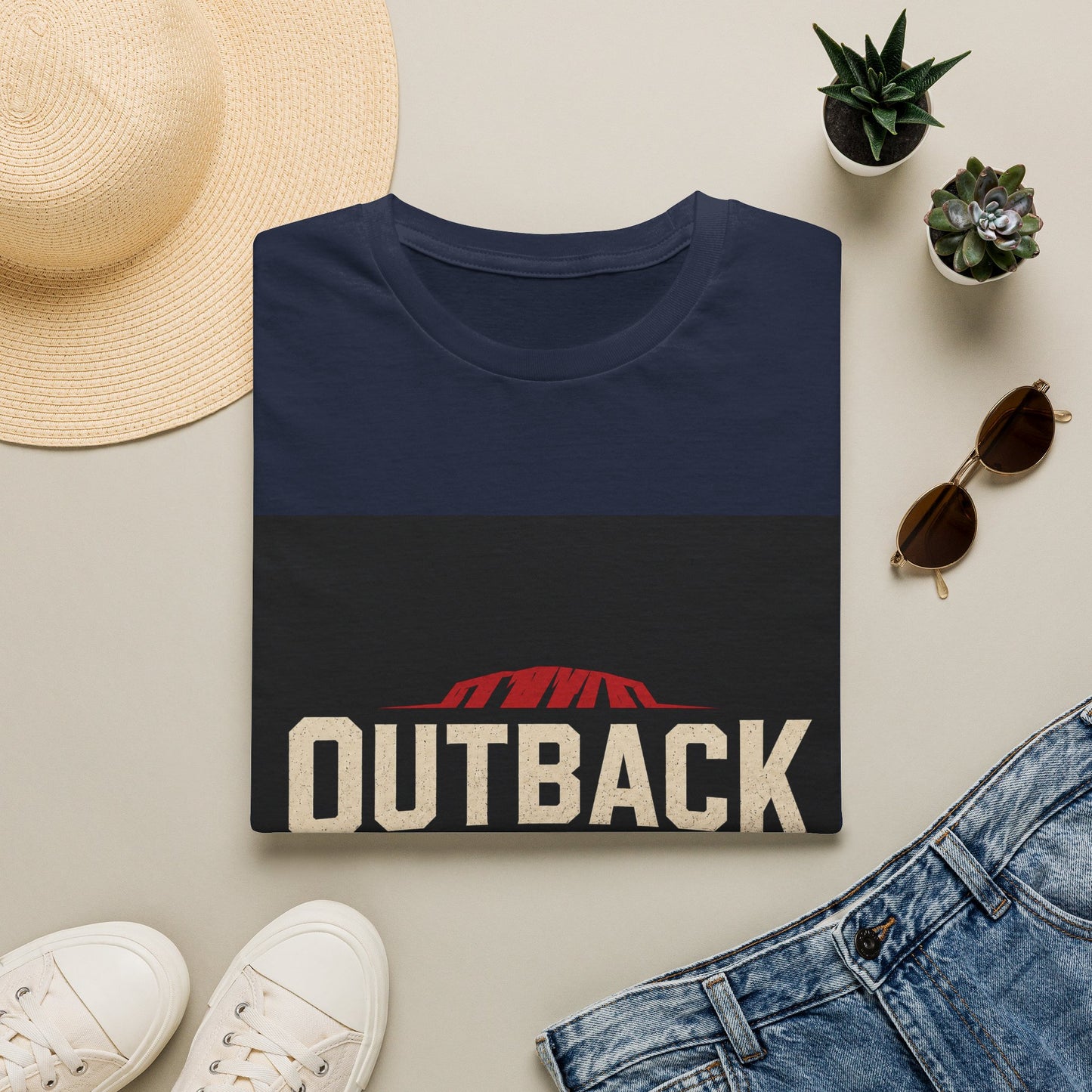 Outback Ink Co. T-Shirt — Retro Desert Logo Tee