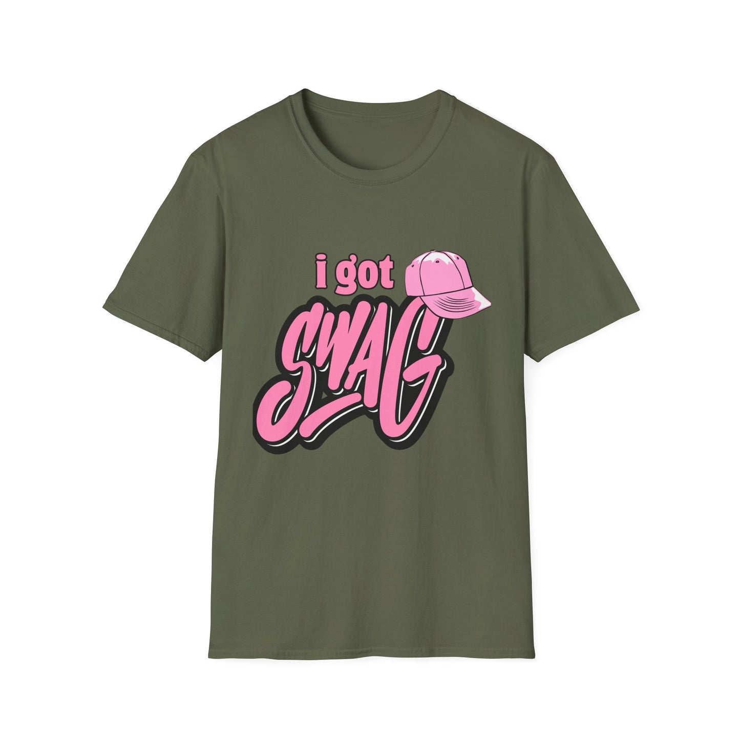 I Got Swag T-Shirt — Pink Hat Graphic Tee