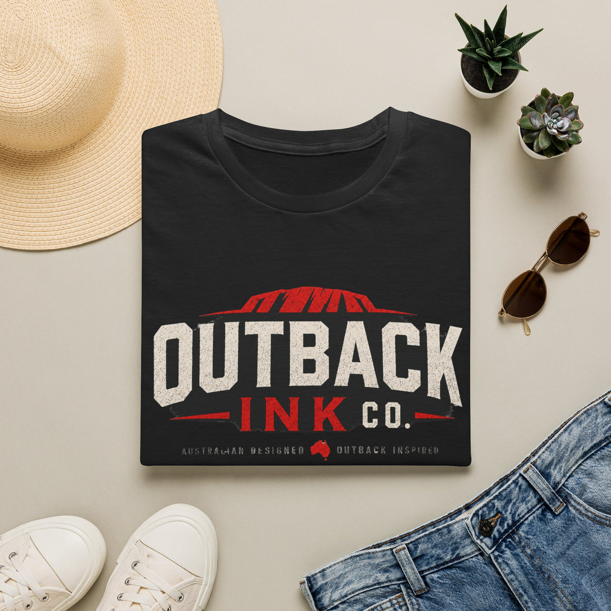 Outback Ink Co. Logo T-Shirt — Vintage Australian Outback Graphic Tee