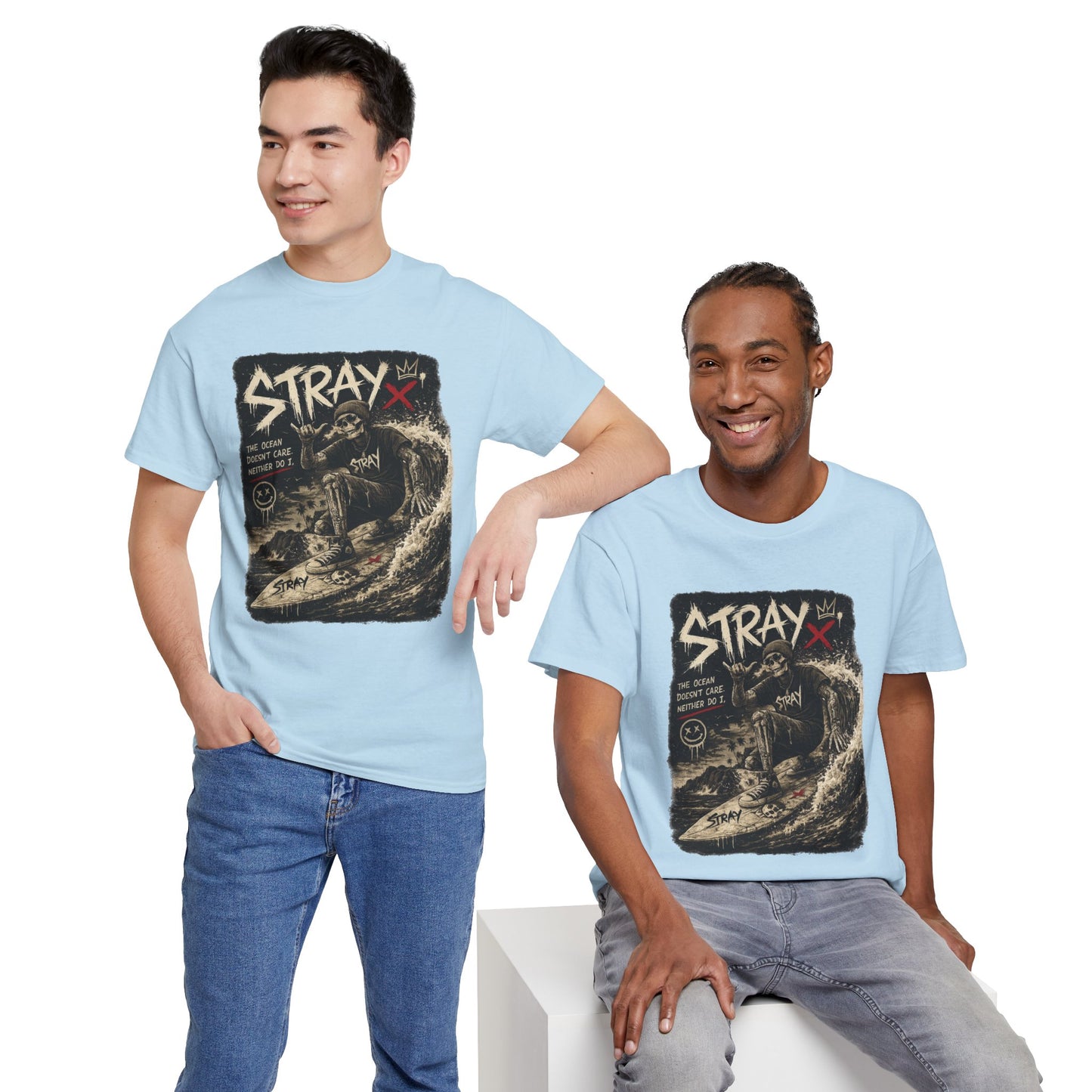 Stray Skull Wave Graphic Tee