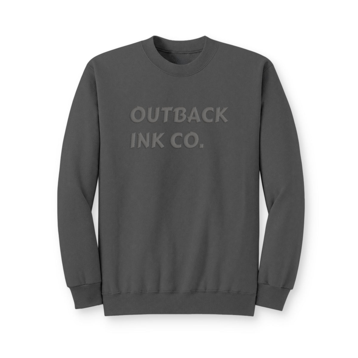 Outback Ink Co. Crewneck Sweatshirt — Minimal Logo Pullover