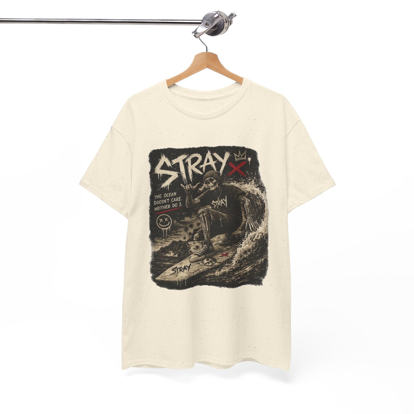 Stray Skull Wave Graphic Tee